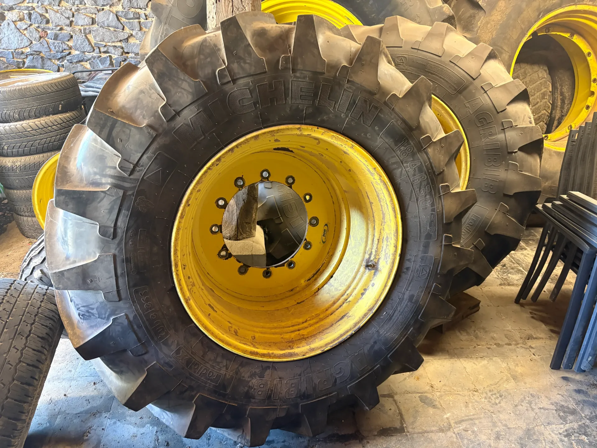 Roues avant John Deere/Michelin